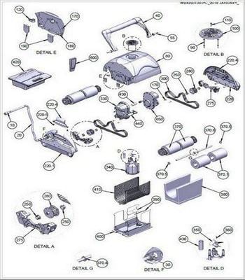 pool cleaner parts